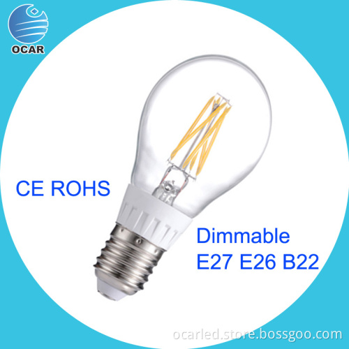 Dimmable Led filament bulb , Filament Led Bulb,Led Bulb Filament With CE ROHS Approved